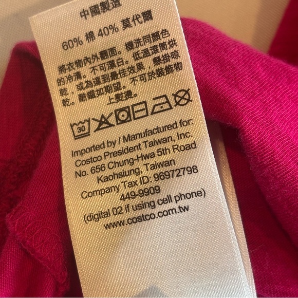 EDDIE BAUER Women’s 3/4 Sleeve Pink Casual Top with Neckline Detail Size Medium - Picture 7 of 12